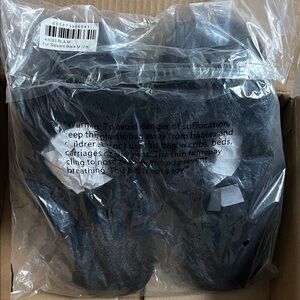 Fabulous Furs Black Fur Slippers